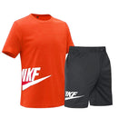 Men's Sports Short Sleeve Thin Breathable T-shirt And Shorts TS33 - Tuzzut.com Qatar Online Shopping