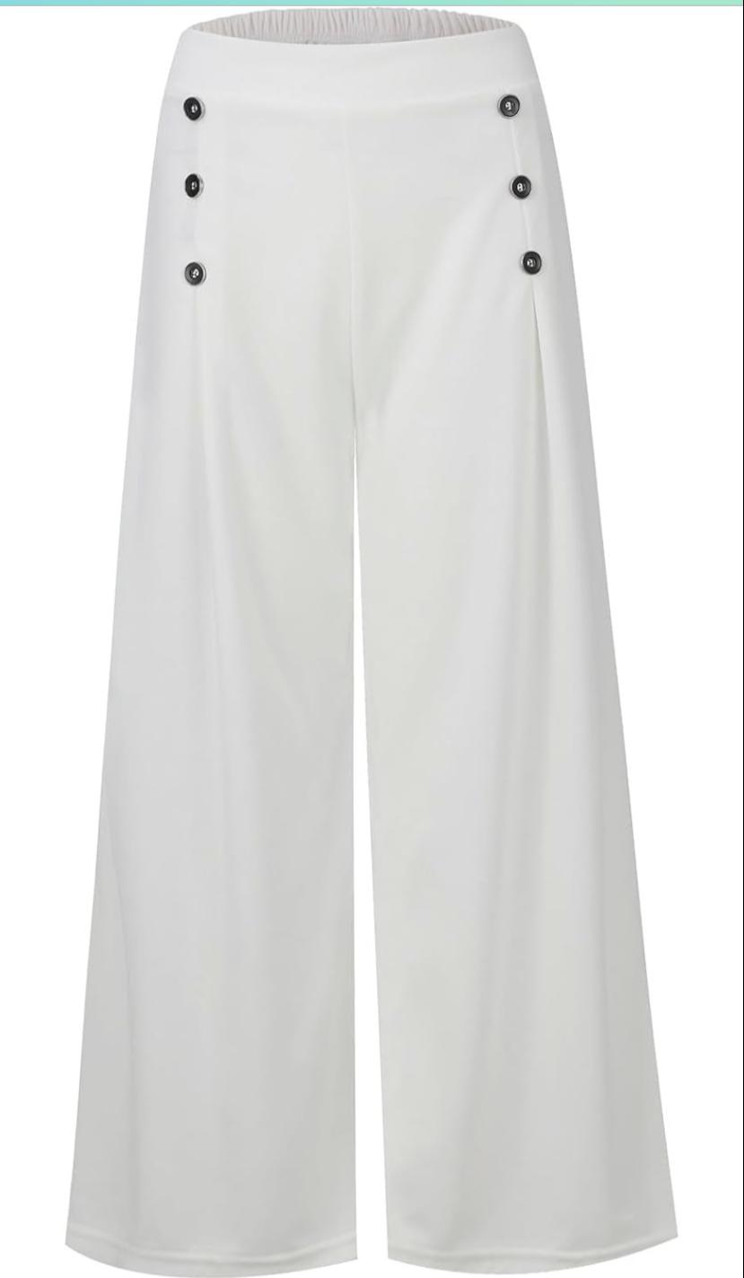 Womens Elastic High Waist Wide Leg Cropped Palazzo Pants X3732132 Womens Elastic High Waist Wide Leg Cropped Palazzo Pants X3732132