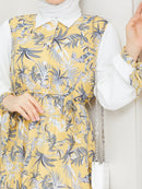 Uslu Moda Turkish Women's Chiffon Maxi Dress - U63 - Tuzzut.com Qatar Online Shopping