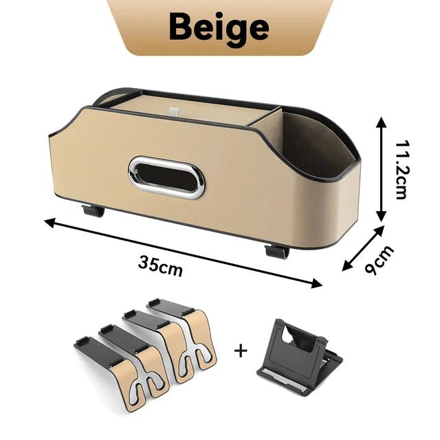 Car Seat Headrest Storage Organizer Box, Car Seat Cup, Tissue Box Holder, Mobile Holder B-117200 Car Seat Headrest Storage Organizer Box, Car Seat Cup, Tissue Box Holder, Mobile Holder B-117200