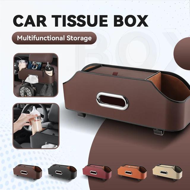 Car Multifunctional Tissue Box Cup Holder Seat Back Storage B-117200 - Tuzzut.com Qatar Online Shopping