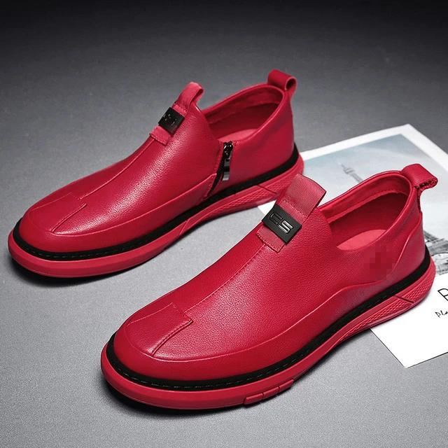 Men Autumn Slip-On Loafers Comfortable Shoe S5059262 - Tuzzut.com Qatar Online Shopping