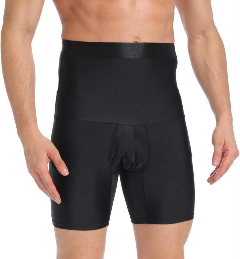 Men High Waist Slimming Underwear Abdomen Boxer Briefs Thin Breathable Compression Shapewear Shorts Elastic Body Shaper X2696364 - Tuzzut.com Qatar Online Shopping