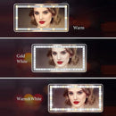 Car Rechargeable Cosmetic Mirror Visor Dimmable Light - Tuzzut.com Qatar Online Shopping