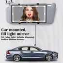 Car Rechargeable Cosmetic Mirror Visor Dimmable Light - Tuzzut.com Qatar Online Shopping