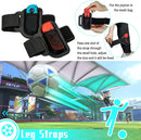 9 in 1 Sports Set for Nintendo Switch - Tennis Racket + Golf Club + Yoga Ring Leg Strap + Games lightsaber etc (Game card /Joy-Pad Not included) JYS-NS236 - Tuzzut.com Qatar Online Shopping