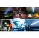 LED Rechargeable Long Lasting Torch Searchlight - W5119 - Tuzzut.com Qatar Online Shopping