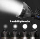 LED Rechargeable Long Lasting Torch Searchlight - W5119 - Tuzzut.com Qatar Online Shopping