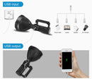LED Rechargeable Long Lasting Torch Searchlight - W5119 - Tuzzut.com Qatar Online Shopping