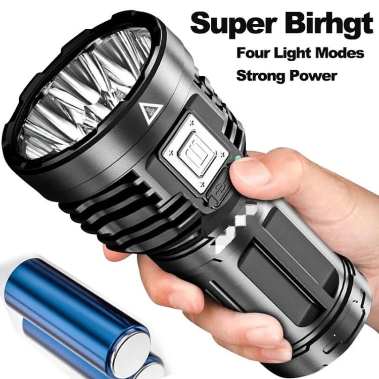 Super Bright Rechargable Handheld Flashlight Torch S11 - Tuzzut.com Qatar Online Shopping