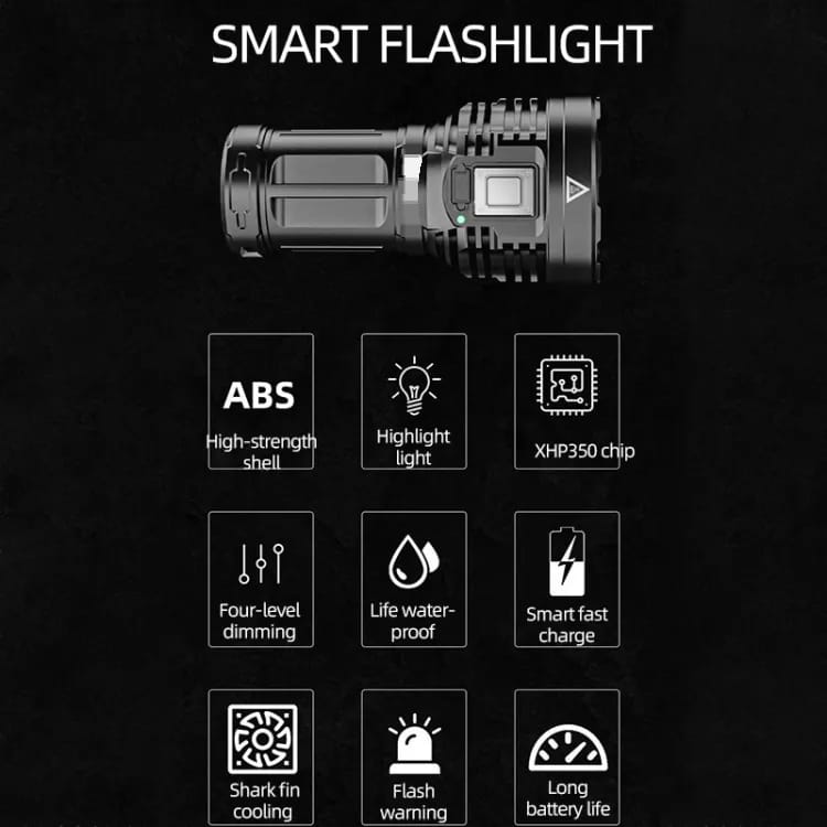Super Bright Rechargable Handheld Flashlight Torch S11 - Tuzzut.com Qatar Online Shopping
