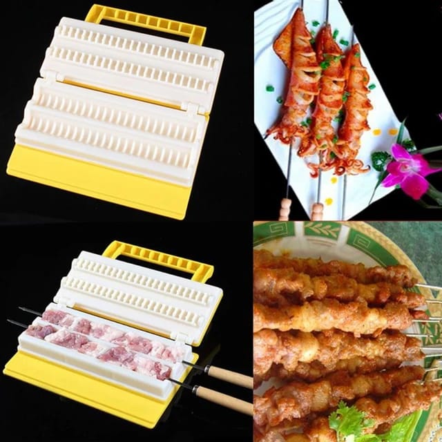 BBQ Meat String Machine Barbecue Skewer Tools BBQ Meat String Machine Barbecue Skewer Tools