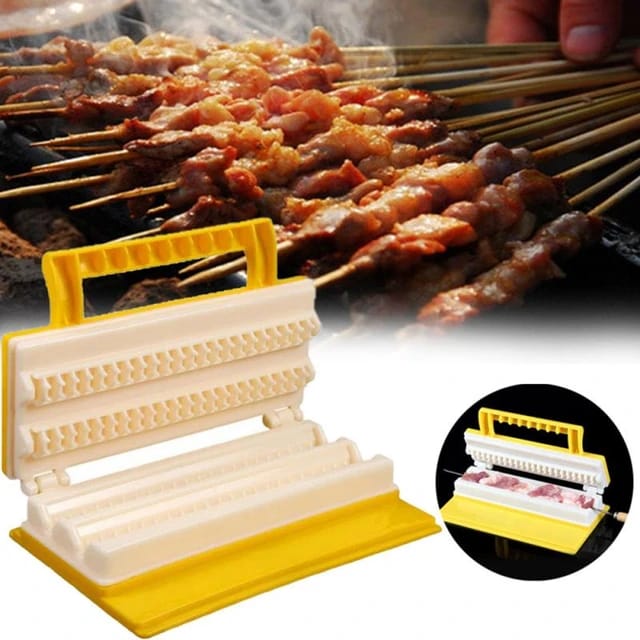 BBQ Meat String Machine Barbecue Skewer Tools - Tuzzut.com Qatar Online Shopping