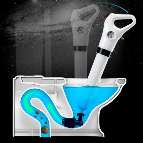 High Pressure Plunger Opener Cleaner Pump Clog Remover for Bath Toilets PL-612 - Tuzzut.com Qatar Online Shopping