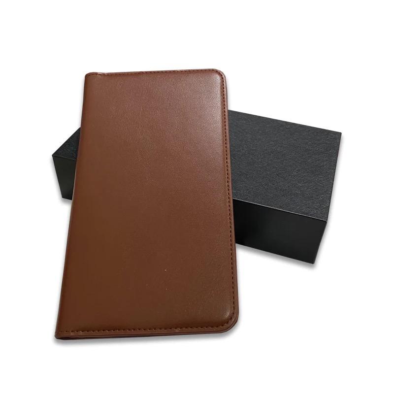 PU Leather Wireless Power Bank Wallet Mobile Charger with 6800mah Power bank Wallet - Tuzzut.com Qatar Online Shopping
