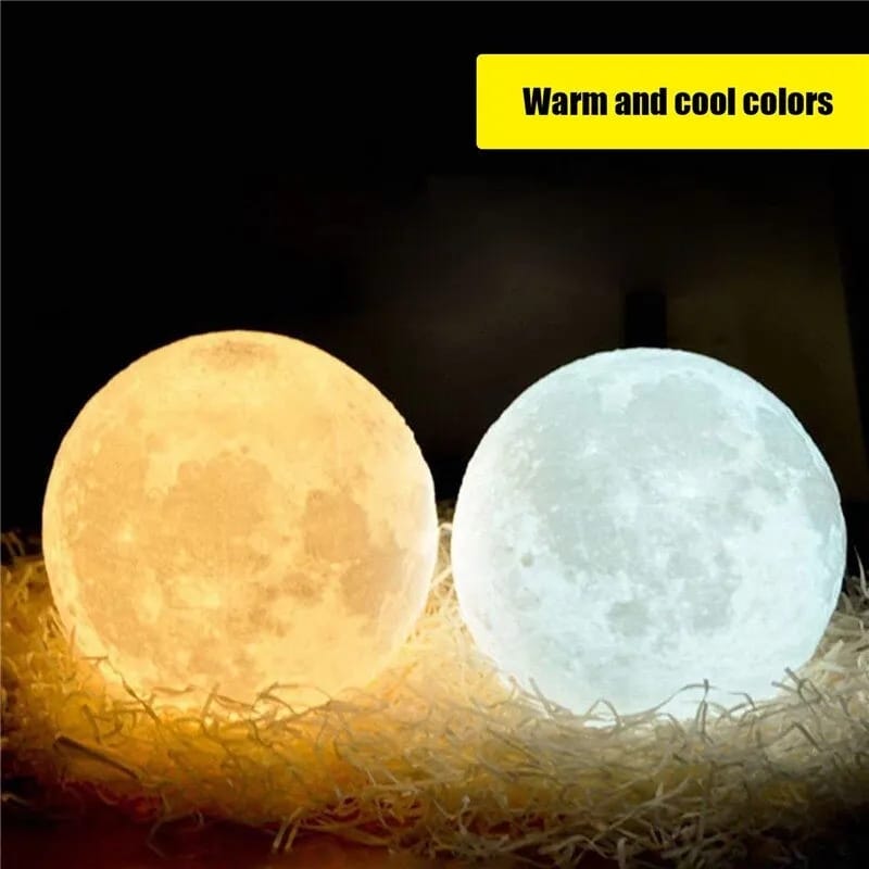 Rechargeable LED Night Moon Lamp S323 - Tuzzut.com Qatar Online Shopping
