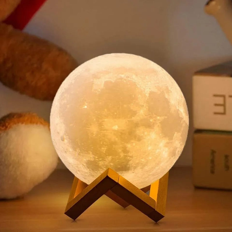 Rechargeable LED Night Moon Lamp S323 - Tuzzut.com Qatar Online Shopping