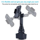 Car Cup Mount Rotating Adjustable Mobile Holder S-21 - Tuzzut.com Qatar Online Shopping