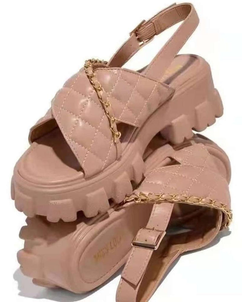 New European Modern Thick Sole Sandals - Tuzzut.com Qatar Online Shopping