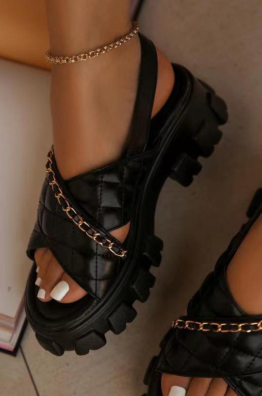 New European Modern Thick Sole Sandals New European Modern Thick Sole Sandals