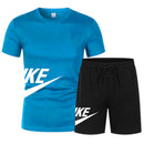 Men's Sports Short Sleeve Thin Breathable T-shirt And Shorts TS33 - Tuzzut.com Qatar Online Shopping