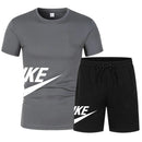 Men's Sports Short Sleeve Thin Breathable T-shirt And Shorts TS33 - Tuzzut.com Qatar Online Shopping