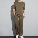 Ice Silk Casual Suit Male Summer Thin Section Handsome Drape Suit TS39 - Tuzzut.com Qatar Online Shopping