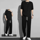 Ice Silk Casual Suit Male Summer Thin Section Handsome Drape Suit TS39 - Tuzzut.com Qatar Online Shopping