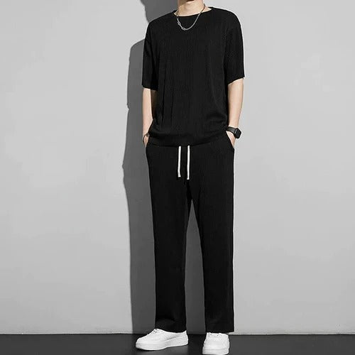 Ice Silk Casual Suit Male Summer Thin Section Handsome Drape Suit TS39 Ice Silk Casual Suit Male Summer Thin Section Handsome Drape Suit TS39