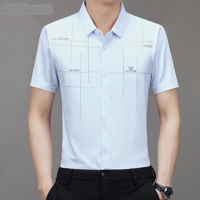 Men s Clothing Printed Casual Short Sleeve Business Formal Textured Summer Shirts TS311 Men s Clothing Printed Casual Short Sleeve Business Formal Textured Summer Shirts TS311
