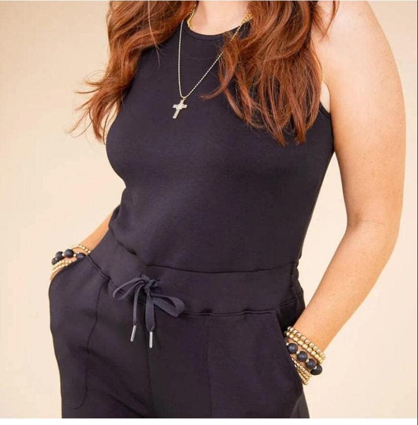 Jumpsuits For Women Wide Leg Pants Sleeveless Dress B-66550 Jumpsuits For Women Wide Leg Pants Sleeveless Dress B-66550