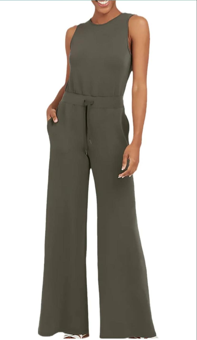 Jumpsuits For Women Wide Leg Pants Sleeveless Dress B-66550 Jumpsuits For Women Wide Leg Pants Sleeveless Dress B-66550