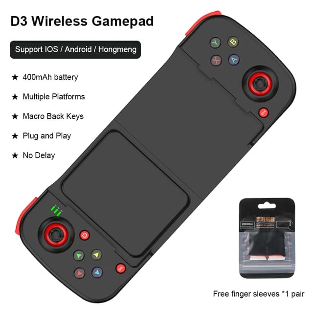 Wireless Bluetooth Compatible Mobile Gaming Controller BSP-D3 - Tuzzut.com Qatar Online Shopping