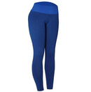 High-Waist Solid Hip-Lifting Yoga Tights - Slim Fitting Running Workout Yoga Pants B-91075 - Tuzzut.com Qatar Online Shopping