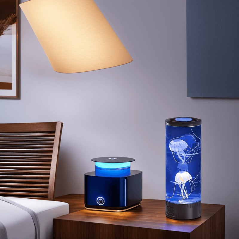 Classic Aquaglow Light Jellyfish Lamp X430 - Tuzzut.com Qatar Online Shopping