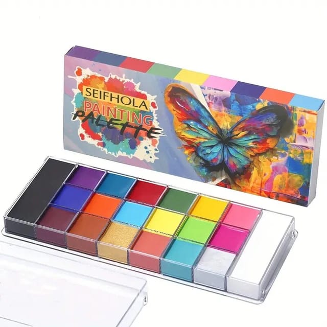 Seifhola Face Body Paint Kit Party Art Painting AC-8020 - Tuzzut.com Qatar Online Shopping