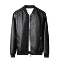 Fashion Men's Leather Jacket PU Leather Jackets Man Plus Size Motorcycle Coat XL S4170697 - Tuzzut.com Qatar Online Shopping
