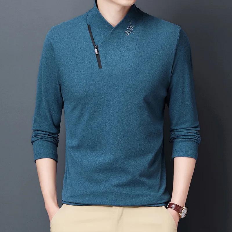 Fashion Polo Neck High Quality Zipper Mens Sweater S4689282 Fashion Polo Neck High Quality Zipper Mens Sweater S4689282