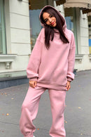 Women's Winter Tracksuit Long Sleeve Hoodie Fashion Outfit 2 Pcs Set - SU924 - Tuzzut.com Qatar Online Shopping