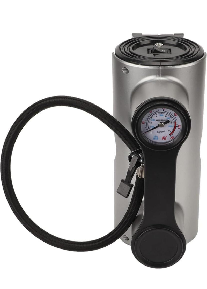 Electric Inflator, 12V 120W Portable 19 Cylinders USB Charging Air Pump for Tire - Tuzzut.com Qatar Online Shopping