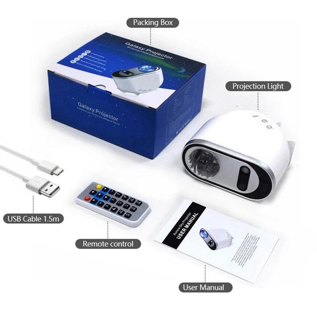 3D Stereo Galaxy Projector Sky with Remote Control, Bluetooth Music Speaker - Tuzzut.com Qatar Online Shopping