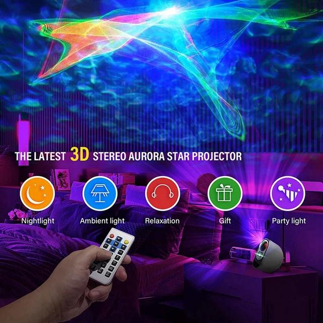 3D Stereo Galaxy Projector Sky with Remote Control, Bluetooth Music Speaker - Tuzzut.com Qatar Online Shopping