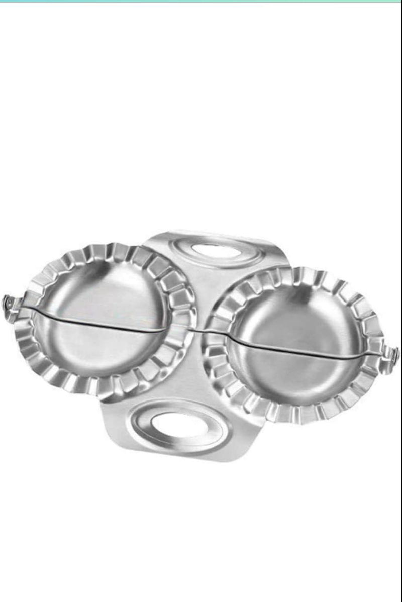 Stainless Steel Double-Head Dumpling Machine Cuts Maker Pasta Wrap SUS304 - Tuzzut.com Qatar Online Shopping