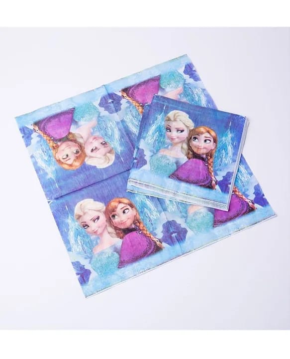 Party Time Frozen Theme Party Disposable Kids Birthday Decoration Props Party Time Frozen Theme Party Disposable Kids Birthday Decoration Props