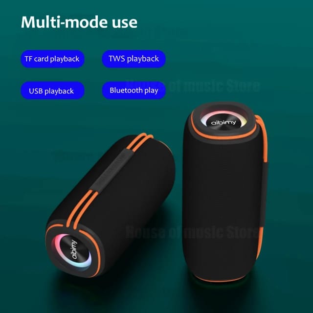 AIBIMY Bluetooth Speaker TWS Waterproof Series - Tuzzut.com Qatar Online Shopping