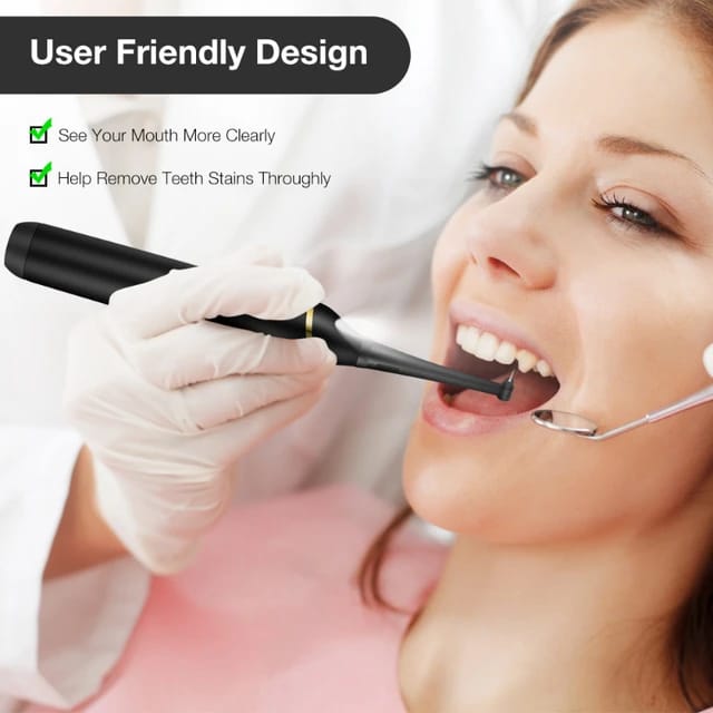 Electric Dental Calculus Remover with LED Teeth Cleaning Tools - Tuzzut.com Qatar Online Shopping