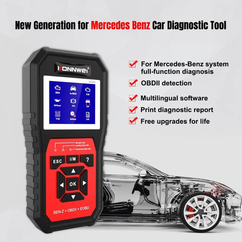 KW460 Mercedes-Benz Special Car Dedicated Diagnostic Scanner - Tuzzut.com Qatar Online Shopping