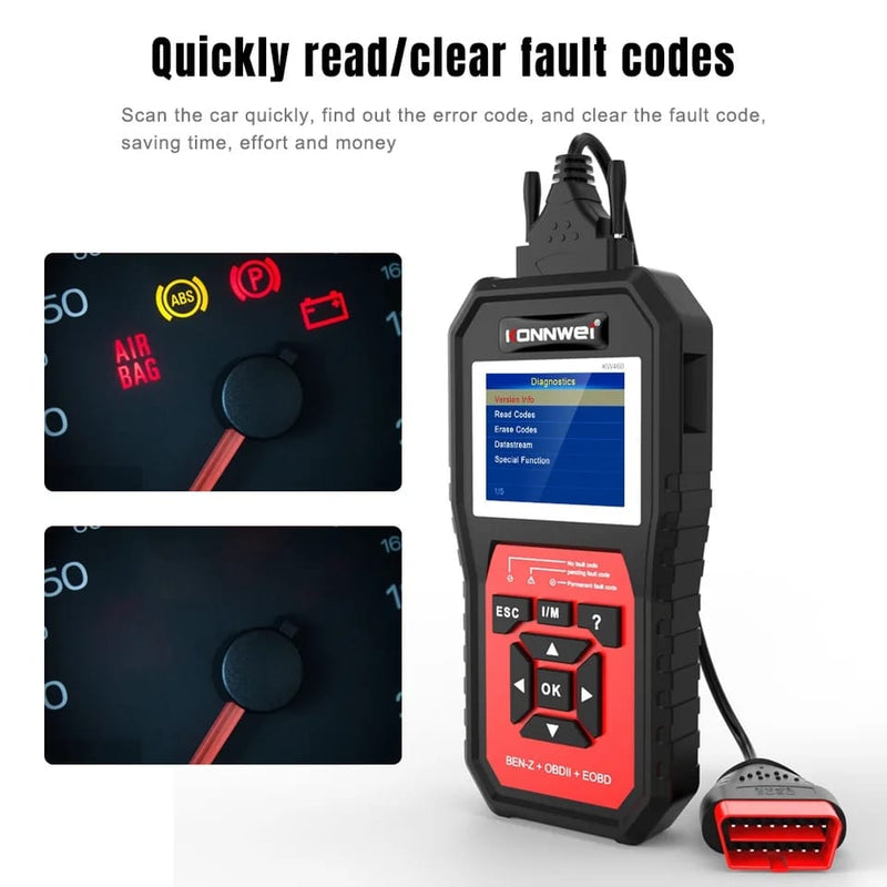 KW460 Mercedes-Benz Special Car Dedicated Diagnostic Scanner - Tuzzut.com Qatar Online Shopping