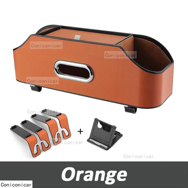 Car Seat Headrest Storage Organizer Box, Car Seat Cup, Tissue Box Holder, Mobile Holder B-117200 Car Seat Headrest Storage Organizer Box, Car Seat Cup, Tissue Box Holder, Mobile Holder B-117200