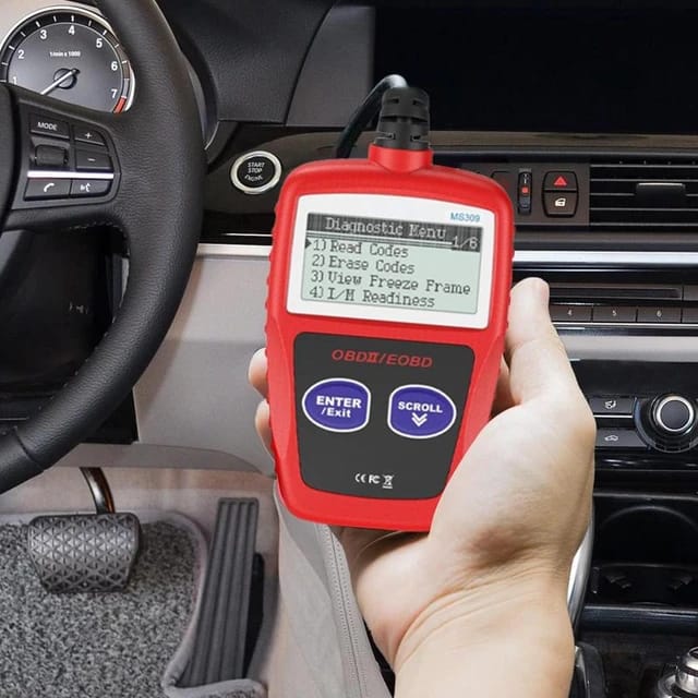 MS309 Automotive Code Reader OBD2 Scanner Car Check Engine Fault Diagnostic Tool - Tuzzut.com Qatar Online Shopping
